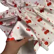 ست لباس خواب ساتن زنانه فانتزی 5756 طرح گیلاس