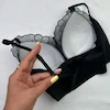 نیم تنه برلت زنانه تور گاز مشکی