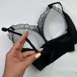 نیم تنه برلت زنانه تور گاز مشکی