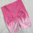 شلوارک ورزشی قزن‌دار زنانه فرم‌دهنده صورتی
