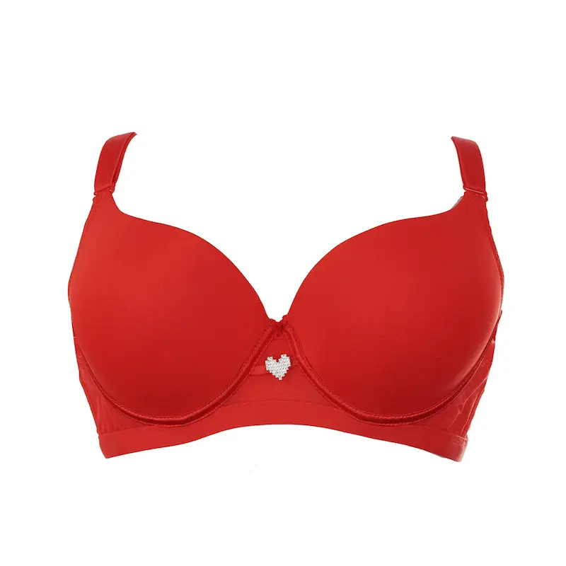 سوتین اسفنجی نگین قلبی Lisa Secret 1078
