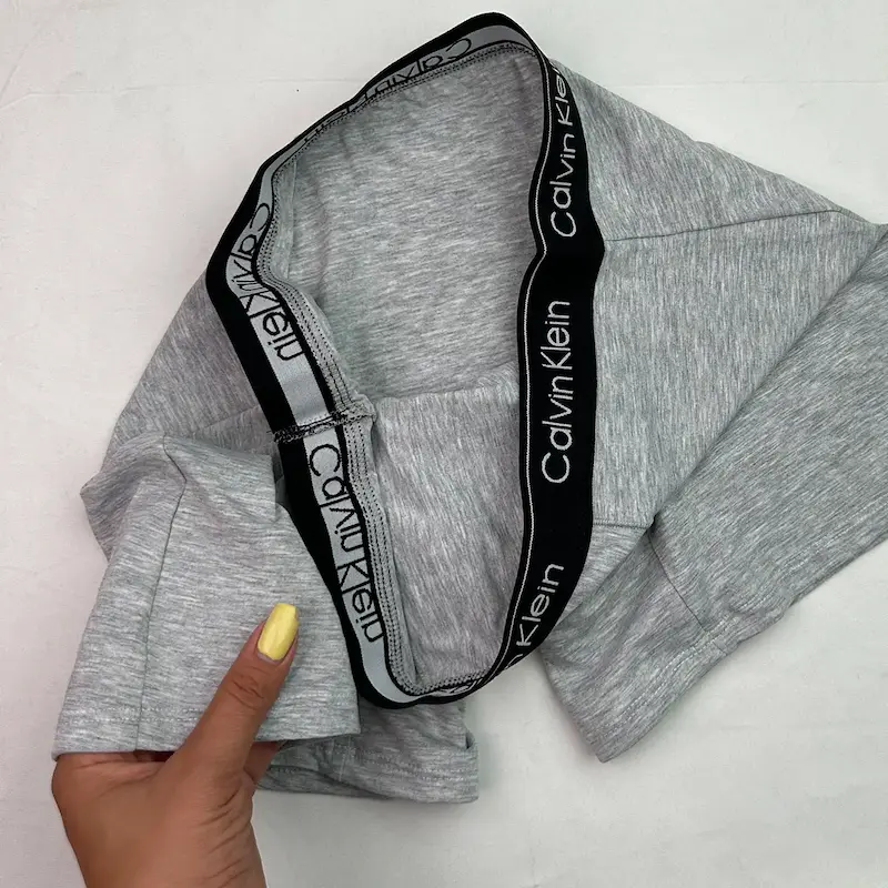 شورت مردانه، کلوین کلاین، شورت پادار، لباس زیر مردانه، Calvin Klein، طوسی