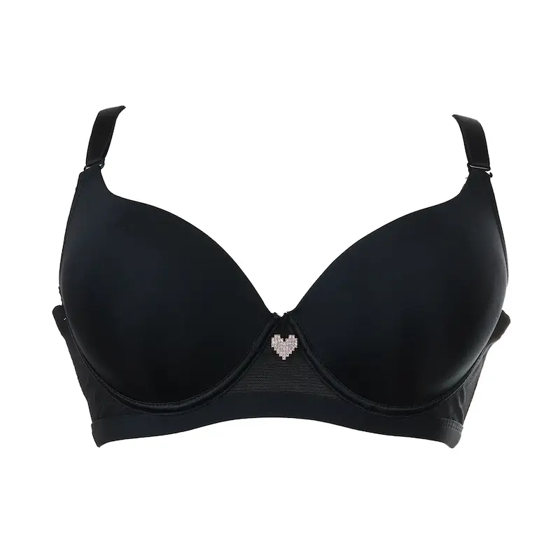 سوتین اسفنجی نگین قلبی Lisa Secret 1078