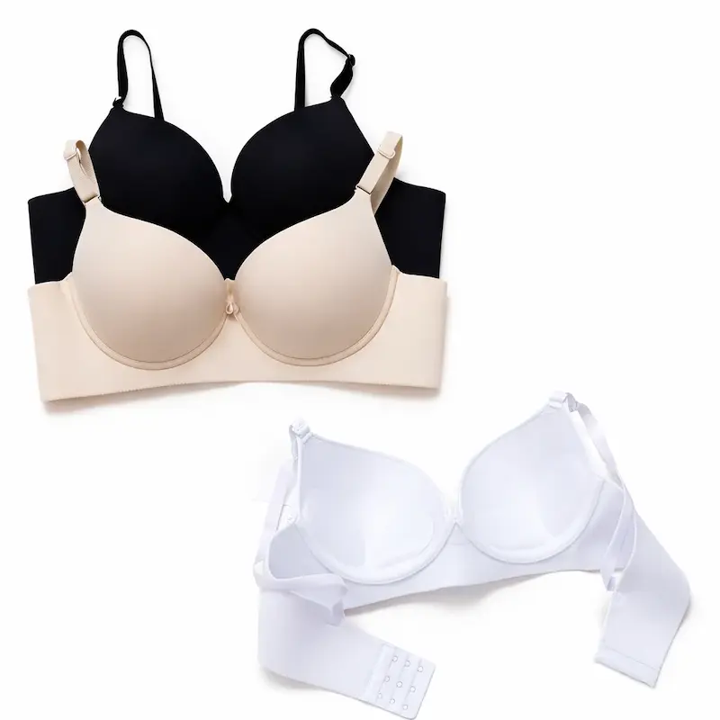 سوتین اسفنجی LONGLI’S BRA با رویه صاف 100200005