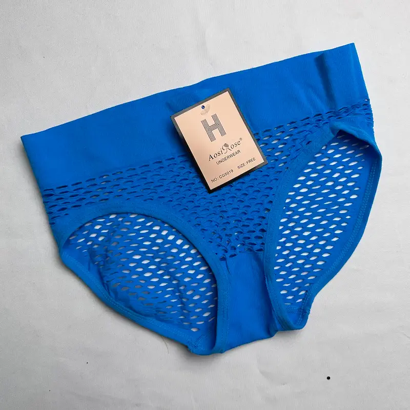 شورت زنانه مشبک کشسان Aosi Rose 