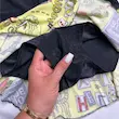 مایو دخترانه دامنی زرد روشن طرح فانتزی با کلاه