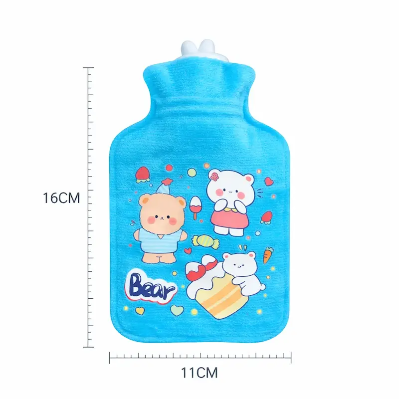 کیسه آب گرم مخملی سایز کوچک طرح Bear فانتزی