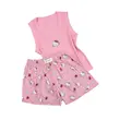 ست تاپ و شورتک دخترانه Hello Kitty فری‌سایز راحت