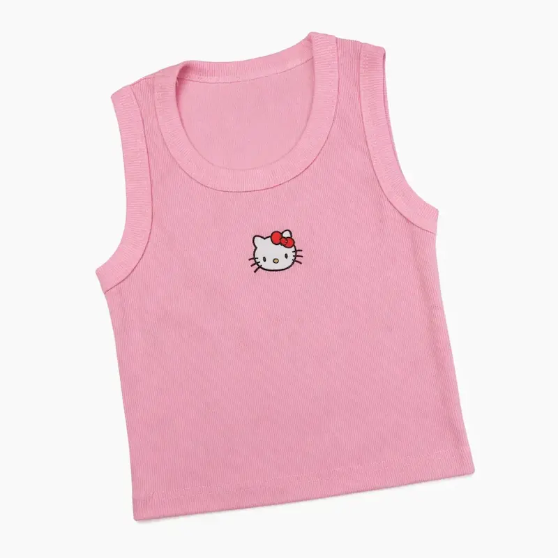 ست تاپ و شورتک دخترانه Hello Kitty فری‌سایز راحت