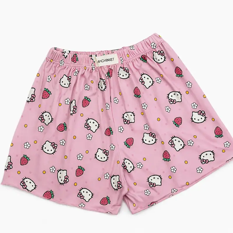 ست تاپ و شورتک دخترانه Hello Kitty فری‌سایز راحت