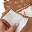 شورت عروسکی کبریتی قهوه‌ای طرح لپ خرگوش