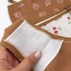 شورت عروسکی کبریتی قهوه‌ای طرح خرگوش آلبالو