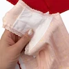 شورت عروسکی کبریتی کرم  طرح لیمو نخ پنبه‌ای