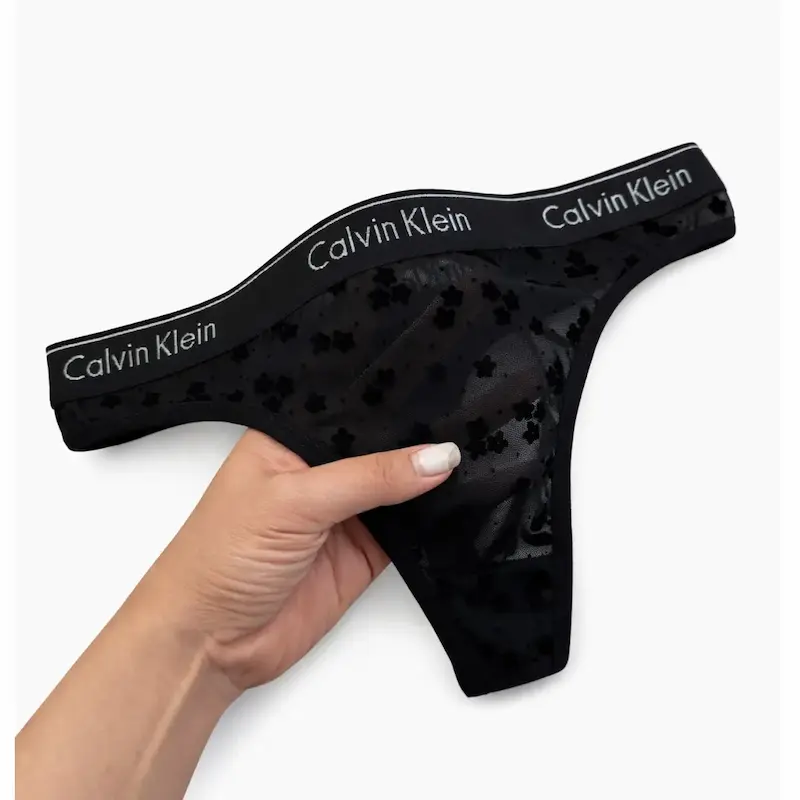 شورت بکلس توری مخملی زنانه Calvin Klein