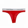 شورت بکلس توری مخملی زنانه Calvin Klein قرمز