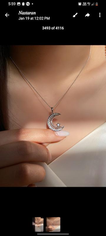 گردنبند ماه ستاره ژوپینگ