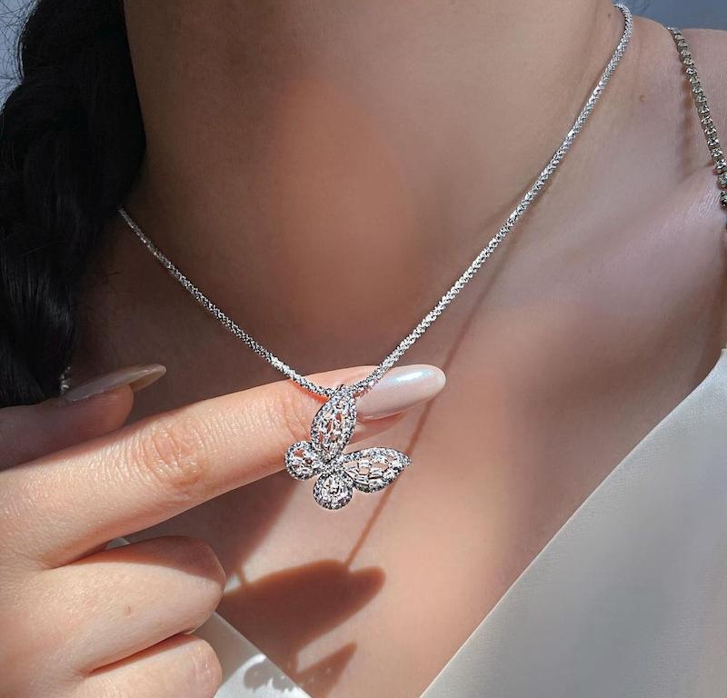 گردنبند پروانه خاویاری ژوپینگ