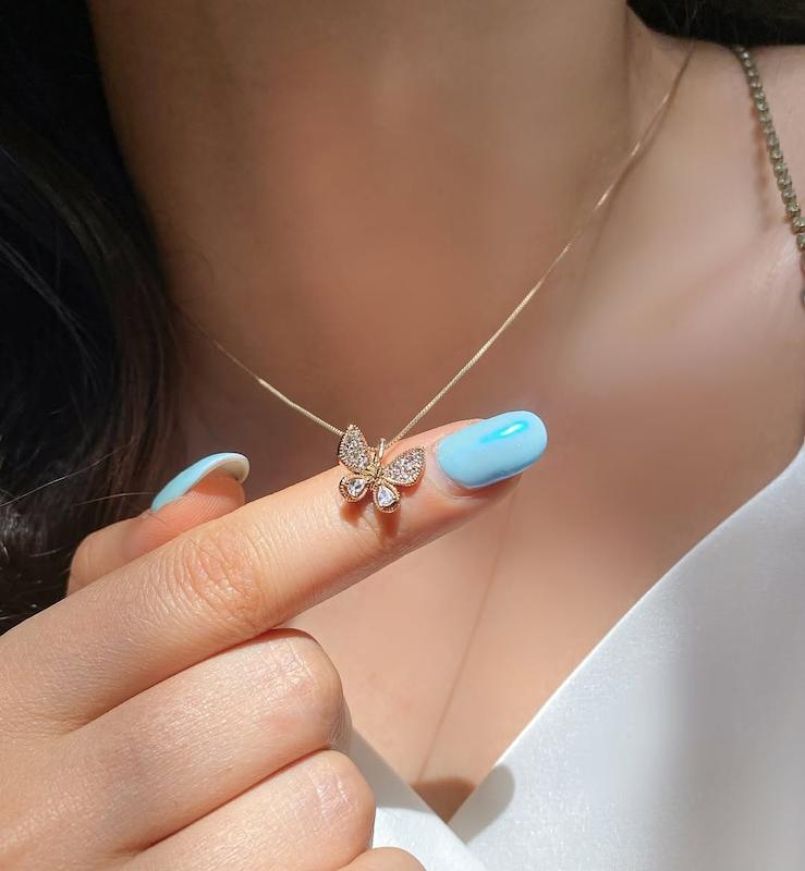 گردنبند پروانه ژوپینگ