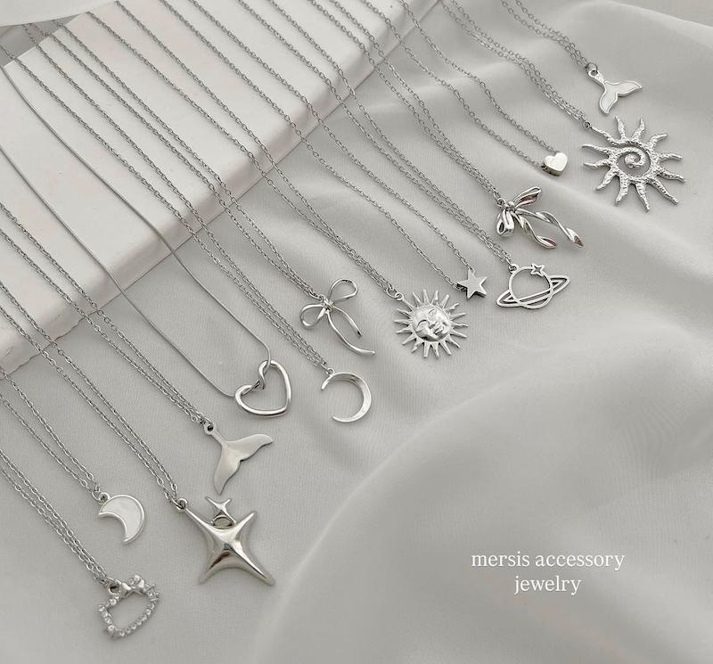 کالکشن گردنبند نقره ای