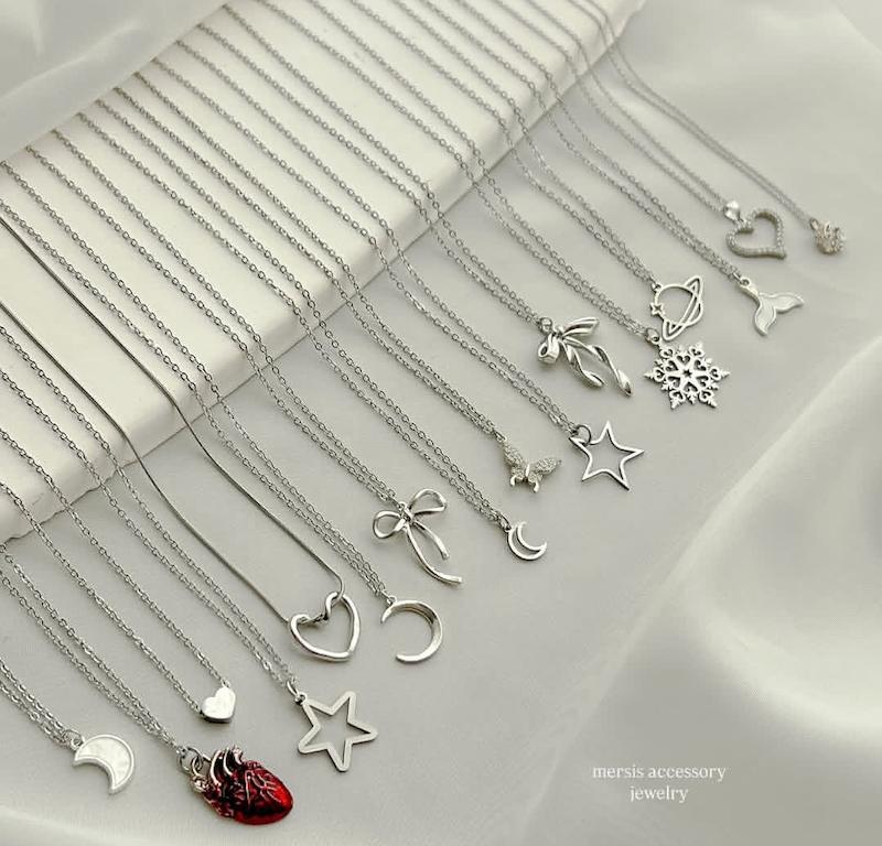 کالکشن گردنبند نقره ای