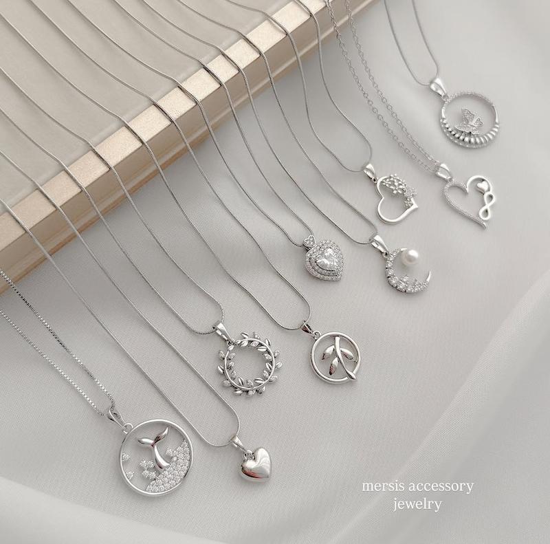 کالکشن گردنبند نقره ای