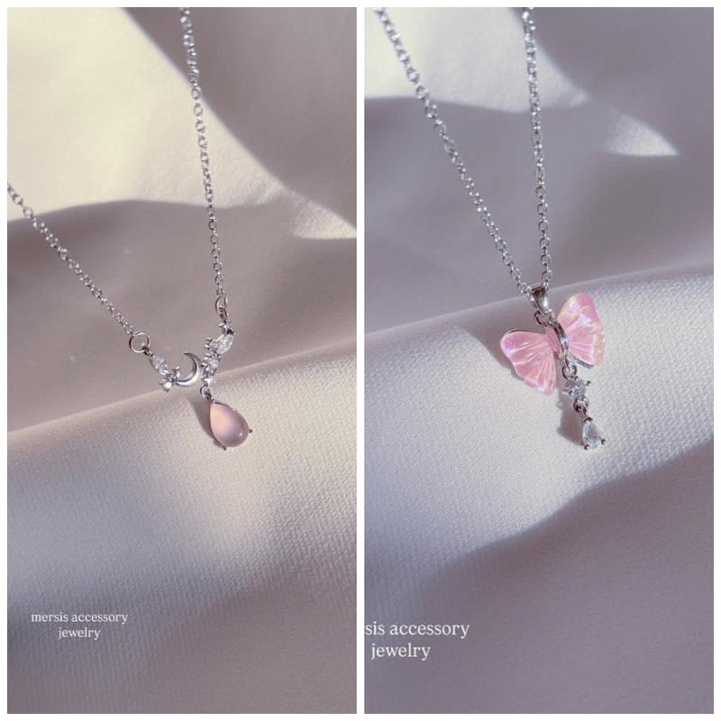 کالکشن گردنبند صورتی 