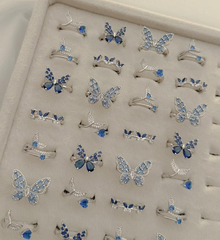 کالکشن انگشتر آبی بلک فرایدی