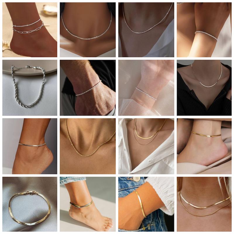 گردنبند ماری خاویاری طنابی 