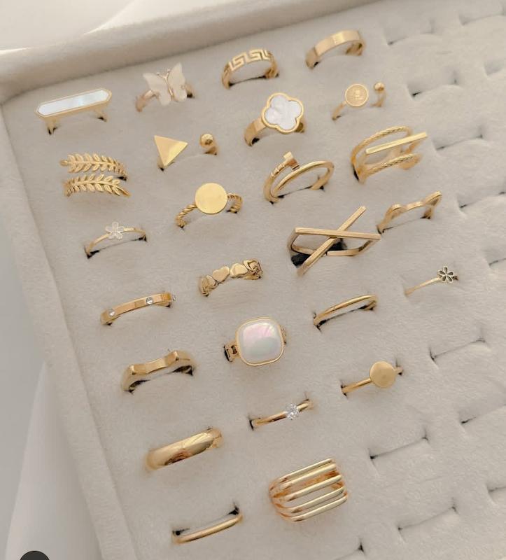 کالکشن انگشتر استیل بلک فرایدی