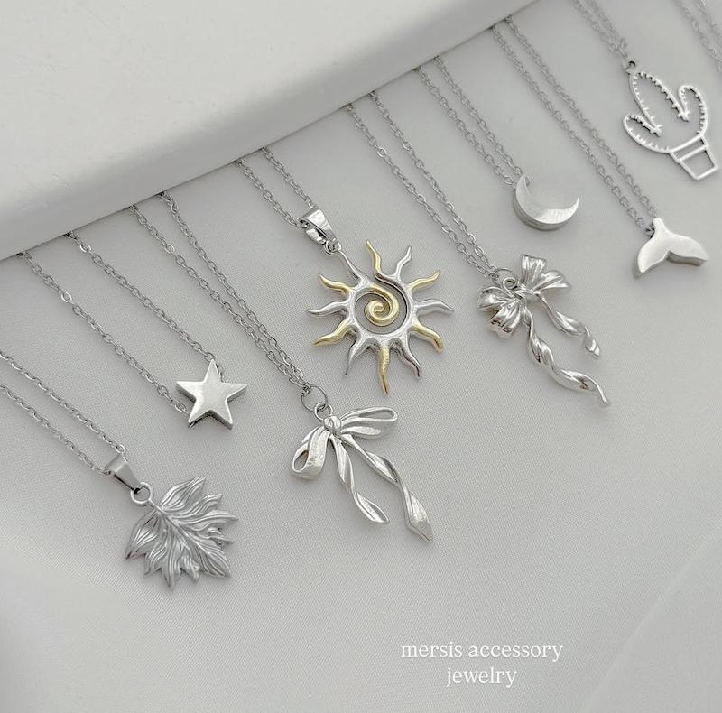 کالکشن گردنبند نقره ای