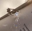 حلقه انگشتر تک نگین 