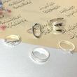پک انگشتر 5 عددی نقره ای _ 3