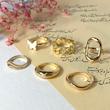 پک انگشتر 6 عددی طلایی _ 2