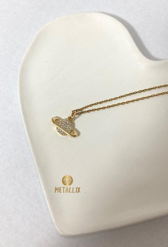 گردنبند سیاره زحل استیل