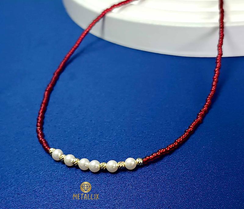 گردنبند دستساز منجوقی