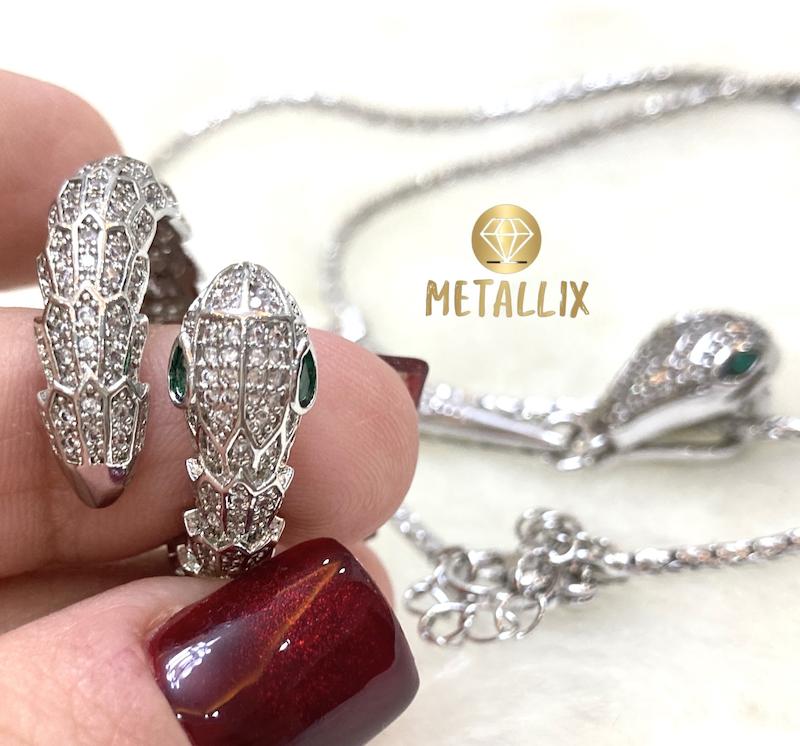 انگشتر بولگاری فری سایز استیل