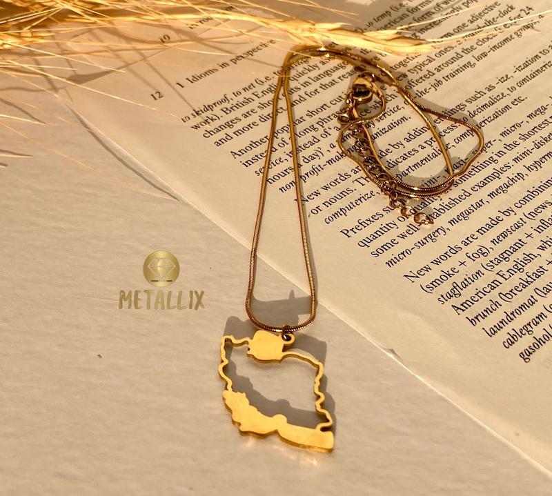 گردنبند ایران استیل 