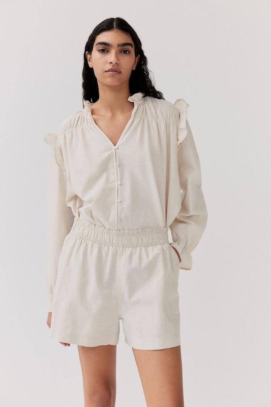 شومیز کرمی H&M