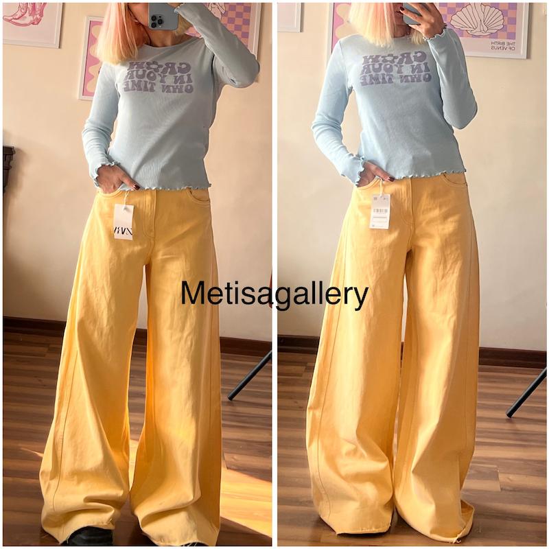 شلوارای رنگی کتان جین🧚🏻‍♀️