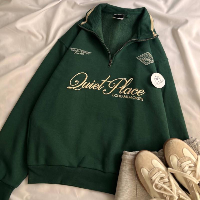 نیم زیپ یشمی quiet place 