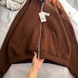 سویشرت قهوه ای zara