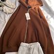 سویشرت قهوه ای zara