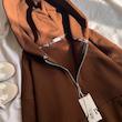 سویشرت قهوه ای zara