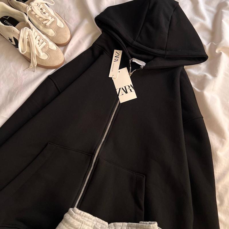 سویشرت مشکی zara
