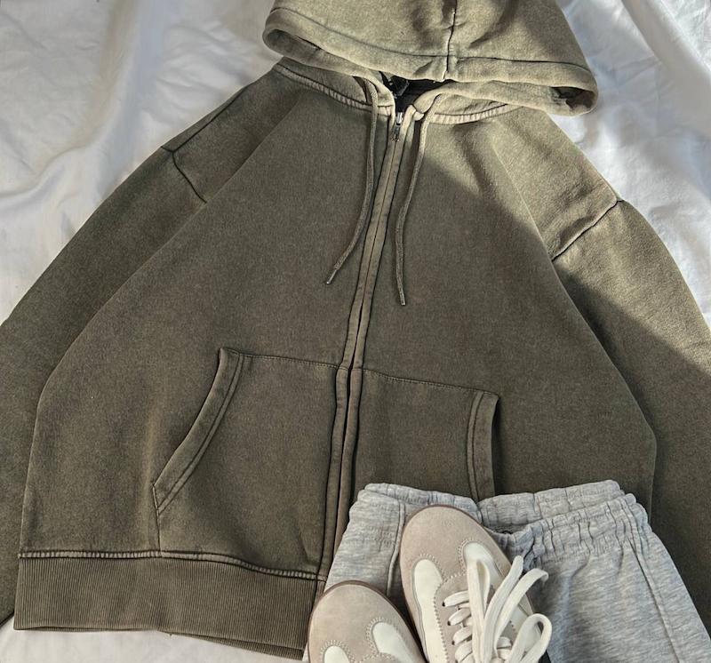 سویشرت خاکی سنگشور defacto