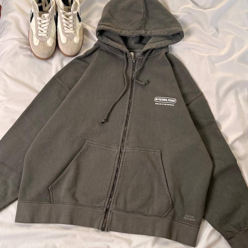 سویشرت طوسی گرم بالای pull&bear