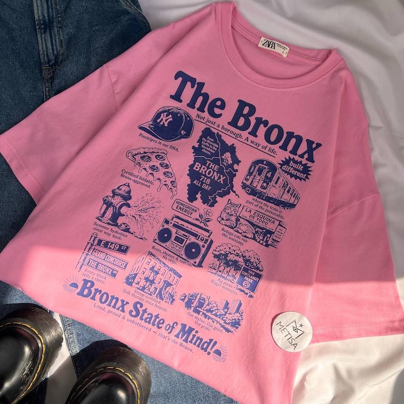 تیشرت صورتی روشن خوشرنگ | The Bronx 
