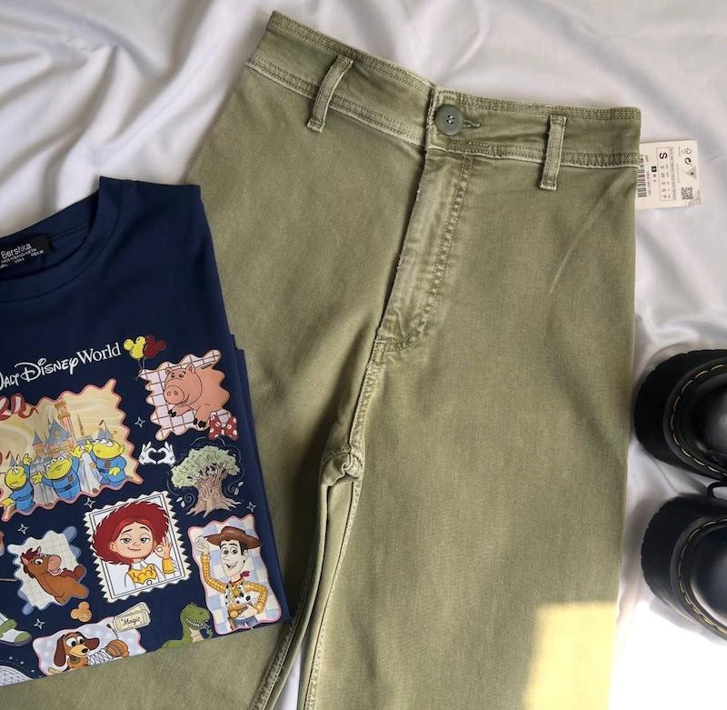 شلوار سبز Zara