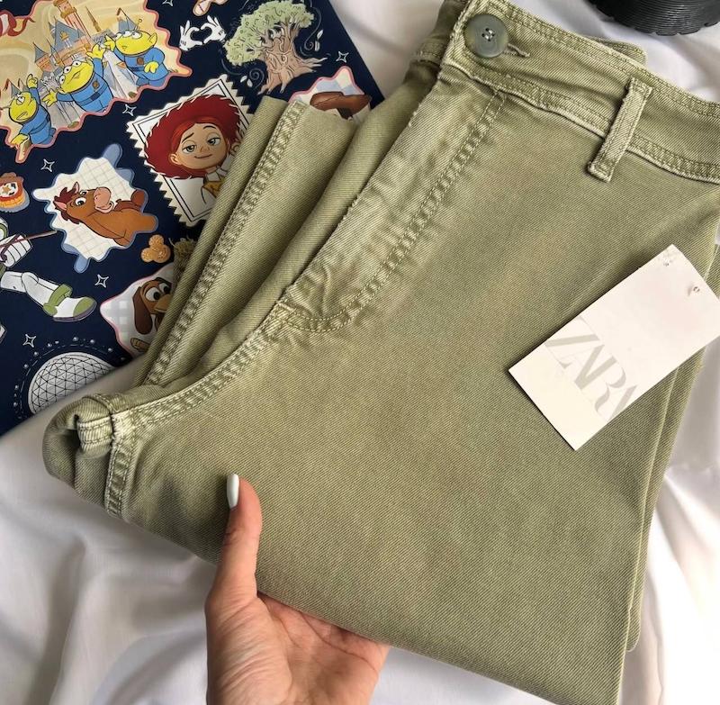 شلوار سبز Zara