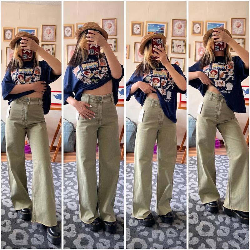 شلوار سبز Zara